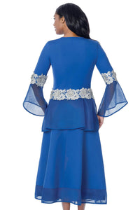 Stellar Looks Women Church Suit 601182-Royal Blue