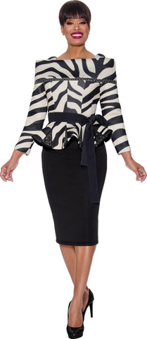 Stellar Looks Skirt Suit 1712-Multi - Church Suits For Less