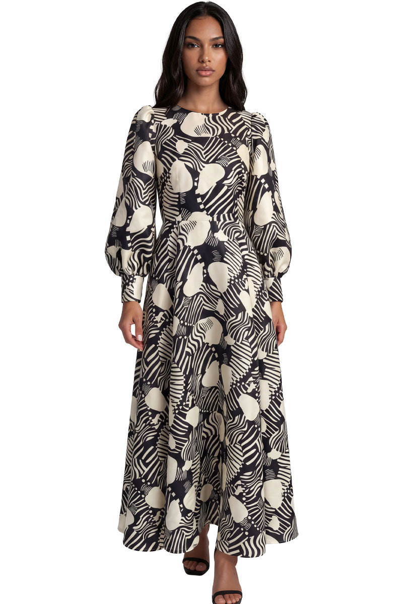 Tally Taylor Church Dress 4848-Black/White