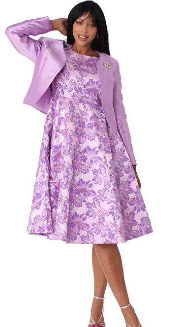 Tally Taylor Church Dress 4497C-Floral Print main image 1