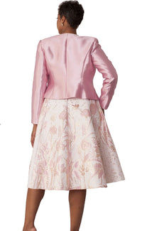 Tally Taylor Church Dress 4853-Pink - Church Suits For Less