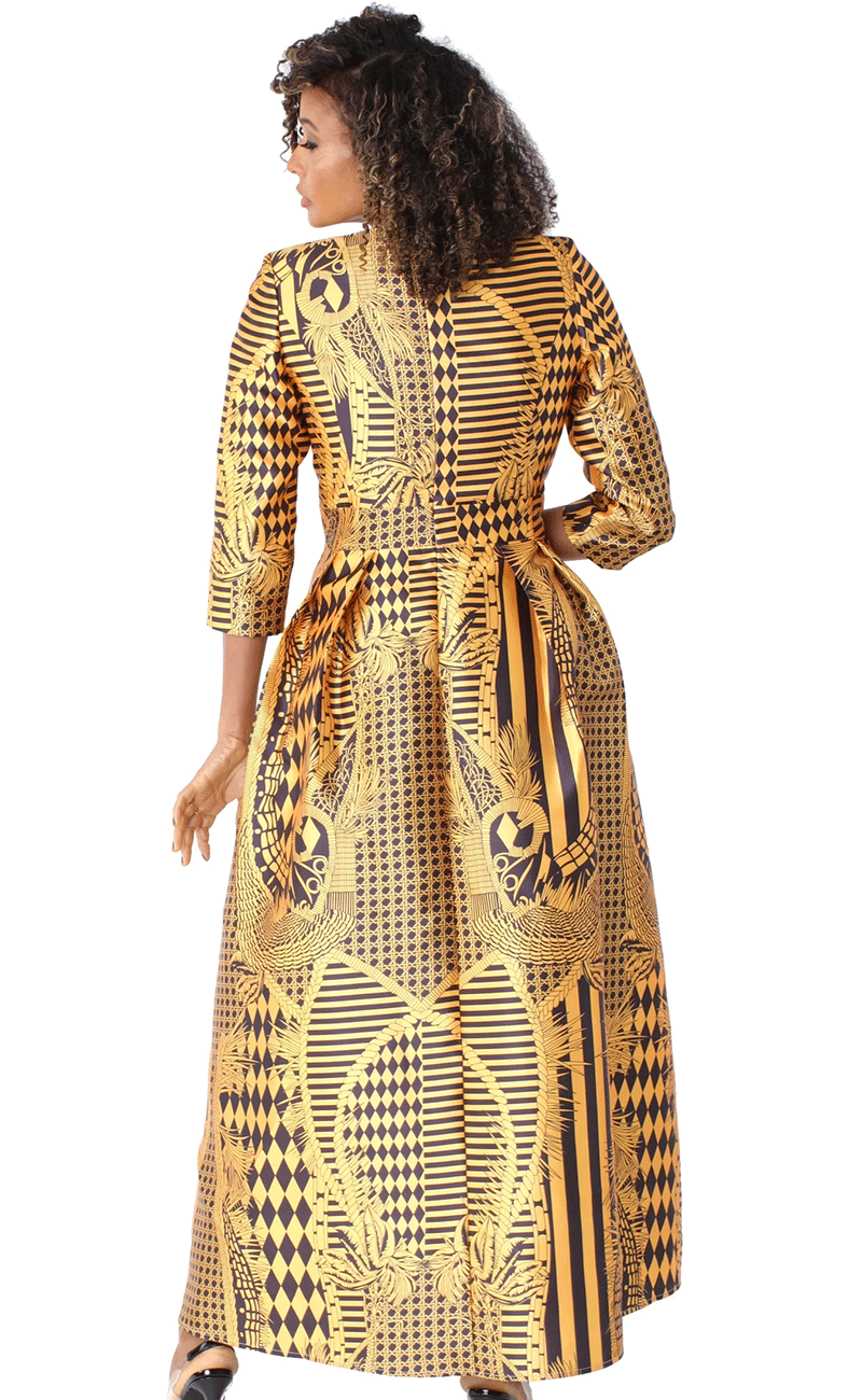 Tally Taylor Church Dress 4497C-Gold/Black | Church Suits For Less Tally Taylor Church Dress 4497C-Gold/Black | Church Suits For Less
