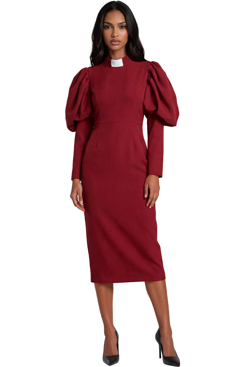 Tally Taylor Usher Dress 4813-Burgundy