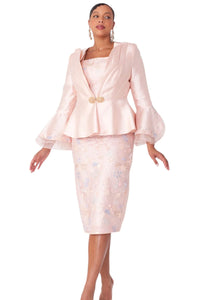 Tally Taylor Church Suit 4892-Peach