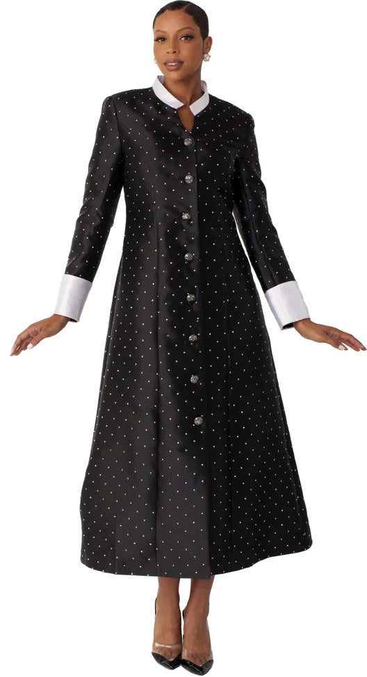 black usher dresses Terramina 7191-BLK Usher Dress Black / 16