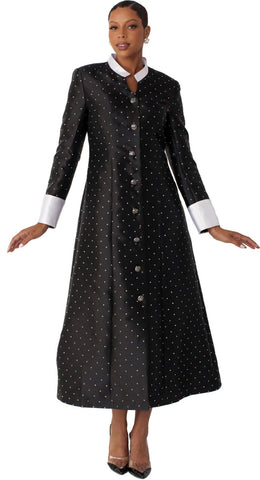 Tally Taylor Church Robe 4816-Black - Church Suits For Less
