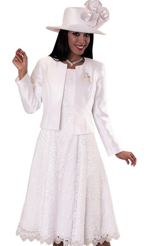 Tally Taylor Dress 4529-White