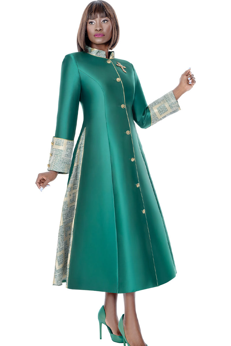 Green Church Robe Terramina Church Robe 7027 – Church suits for less