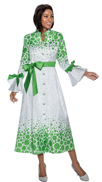 Terramina Church Dress 7029C-White main image 1