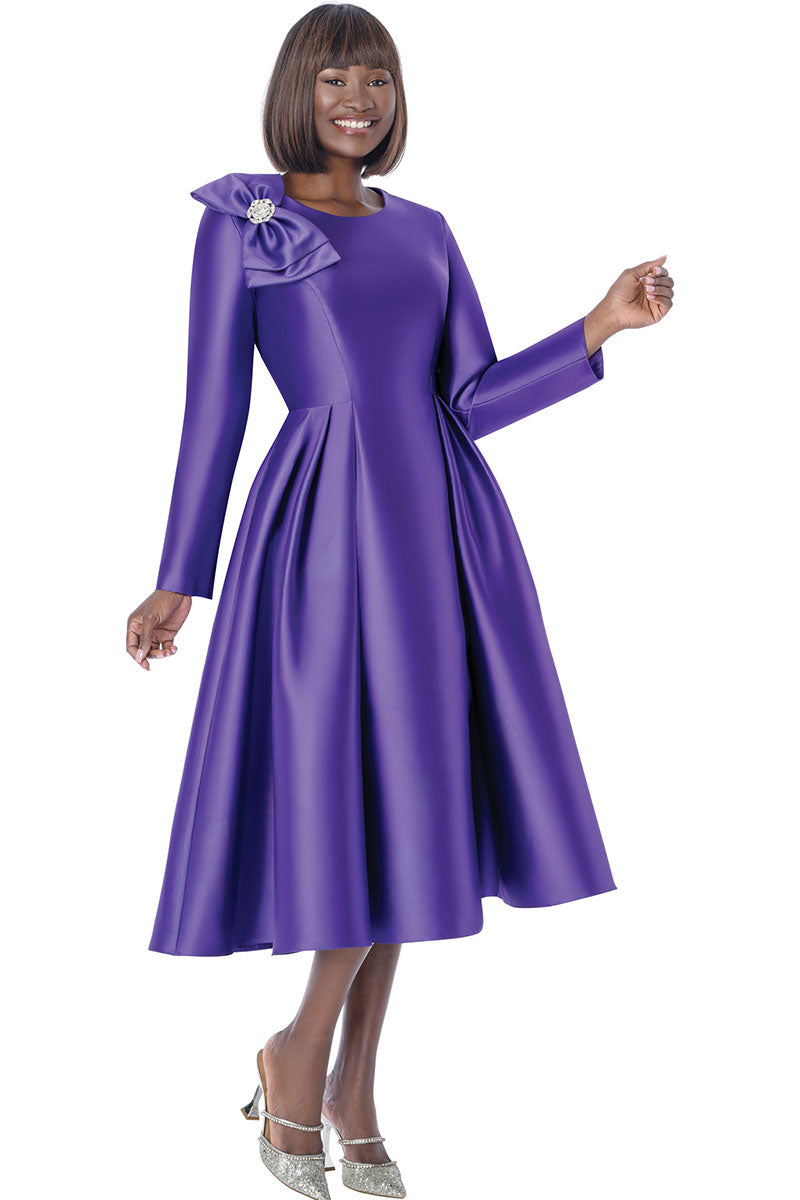 Terramina Church Dress 7347-Purple