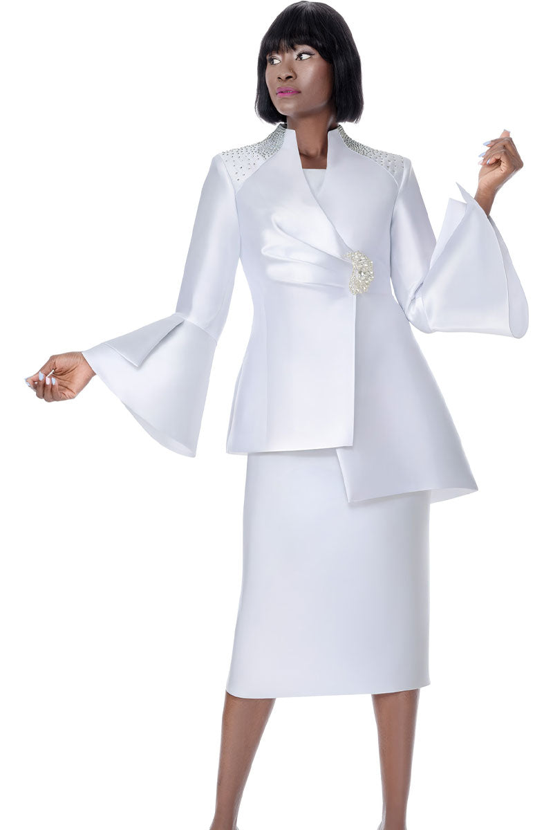 Terramina Church Suit 7024-White