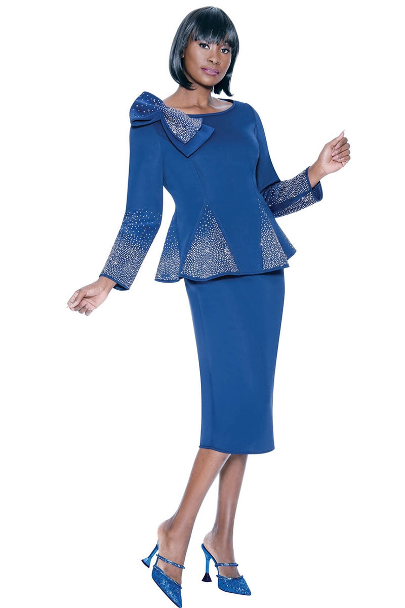 Terramina Church Suit 7108-Royal Blue