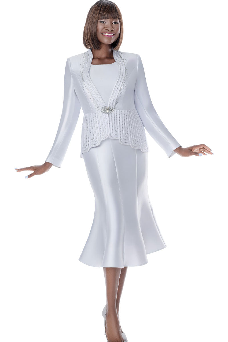 Terramina Church Suit 7320-White