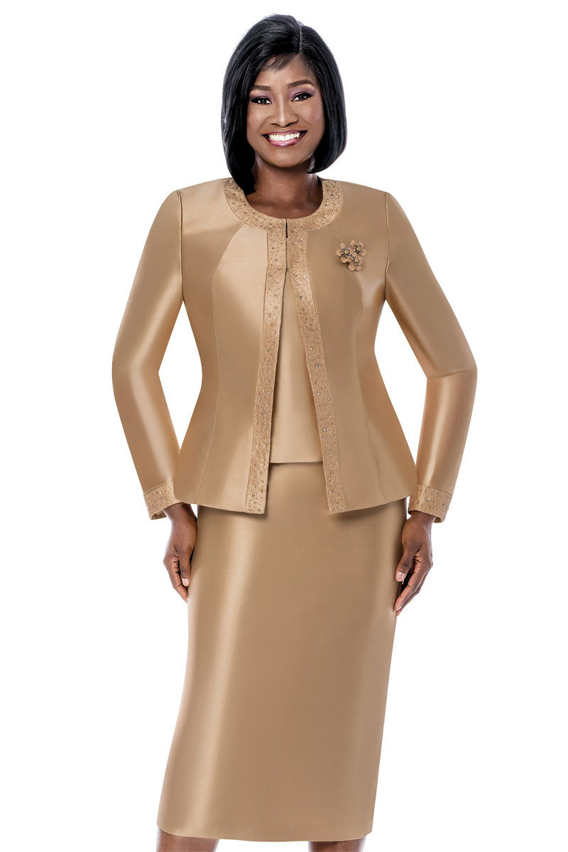 Terramina Church Suit 7637-Gold
