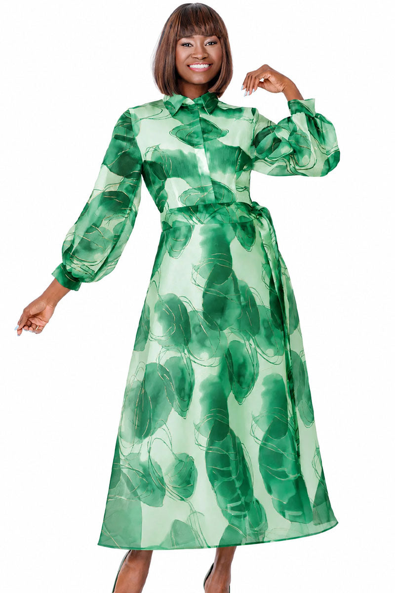 Terramina Dress 7294-Green