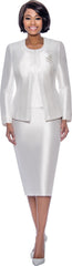 Terramina Suit 7637C-White - Church Suits For Less