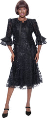 Terramina Church Dress 7127-Black - Church Suits For Less