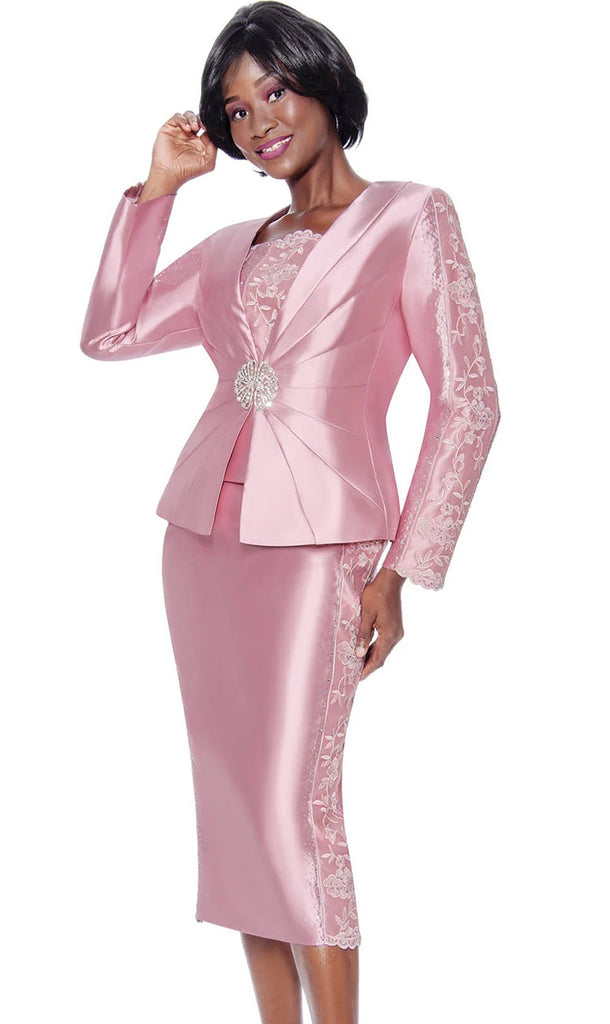 Terramina Church Suit 7145-Mauve Pink - Church Suits For Less
