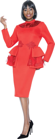 Terramina Dress 7101-Red - Church Suits For Less