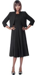 Terramina Church Dress 7191-Black - Church Suits For Less