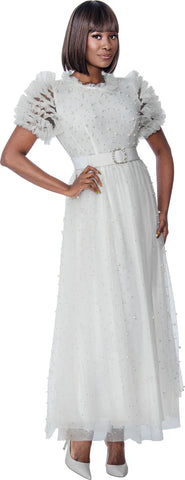 Terramina Church Dress 7999-Pearl
