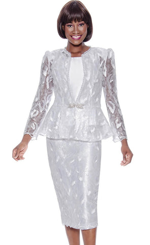 Terramina Church Suit 7134-White