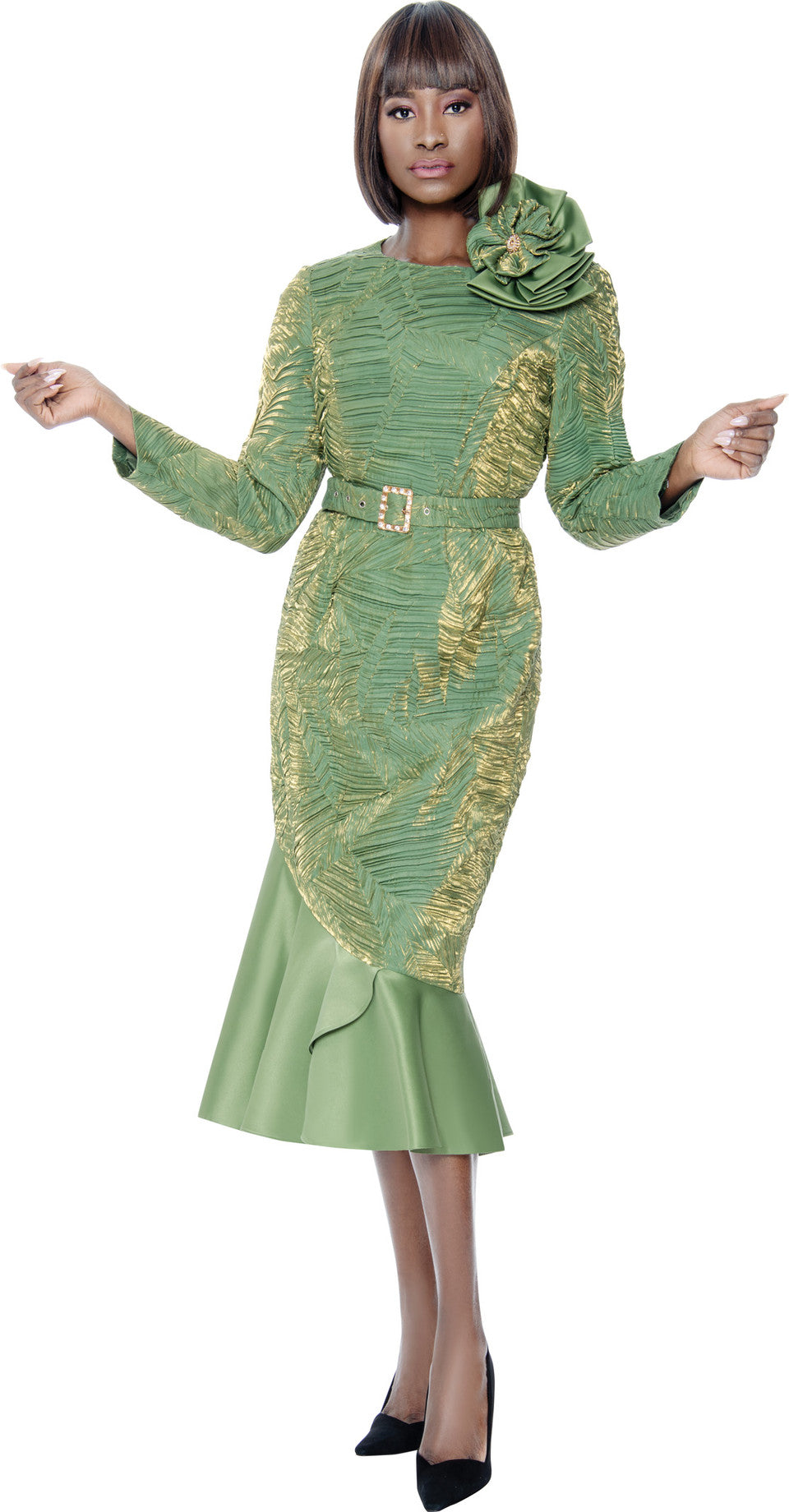 Terramina Church Dress 7209-Sage