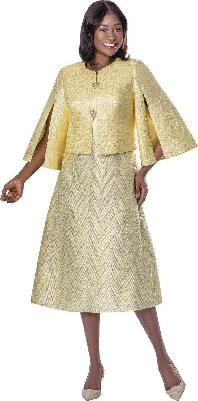 Terramina Church Dress 7299-Gold