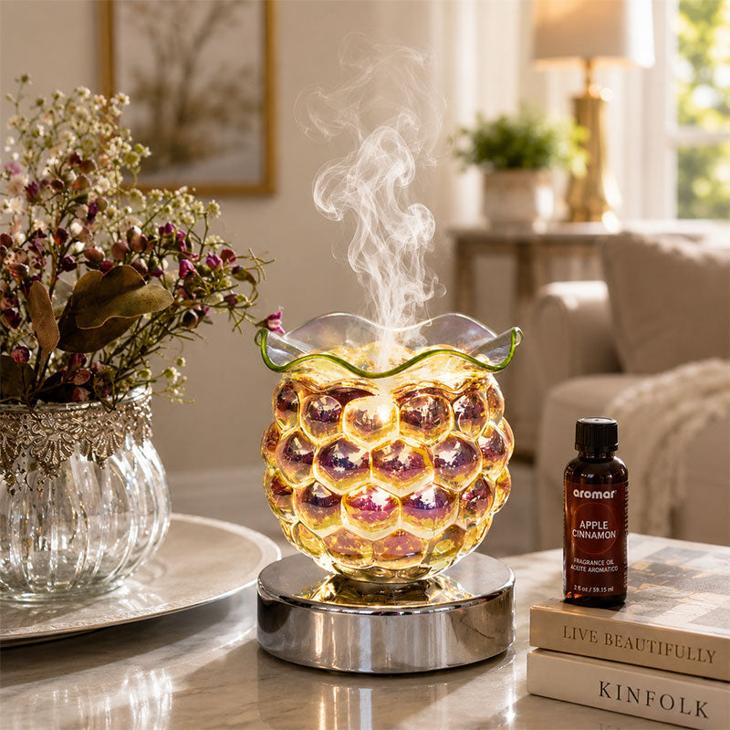 Glass Oil Warmer Globe
