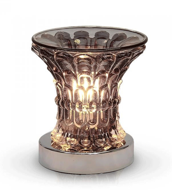 Glass Oil Warmer Maze-Black