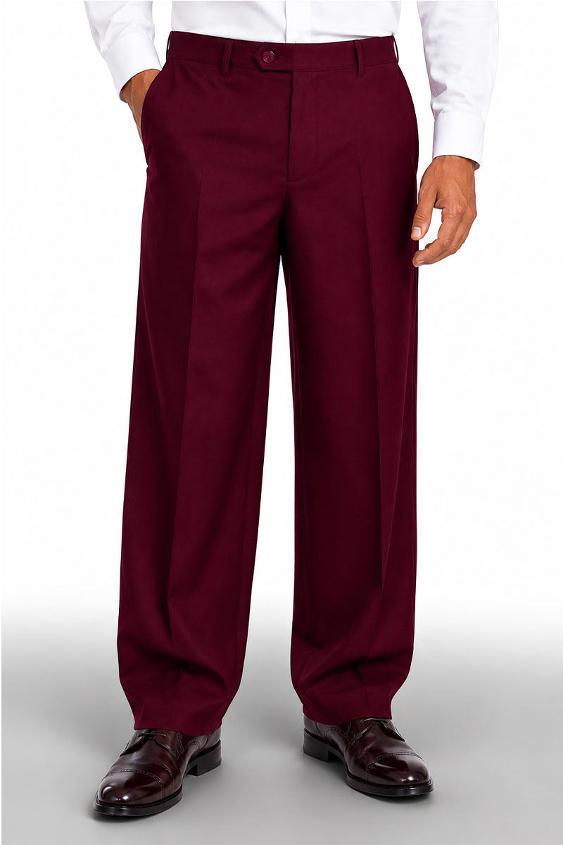 Vinci Dress Pants ON-900-Burgundy