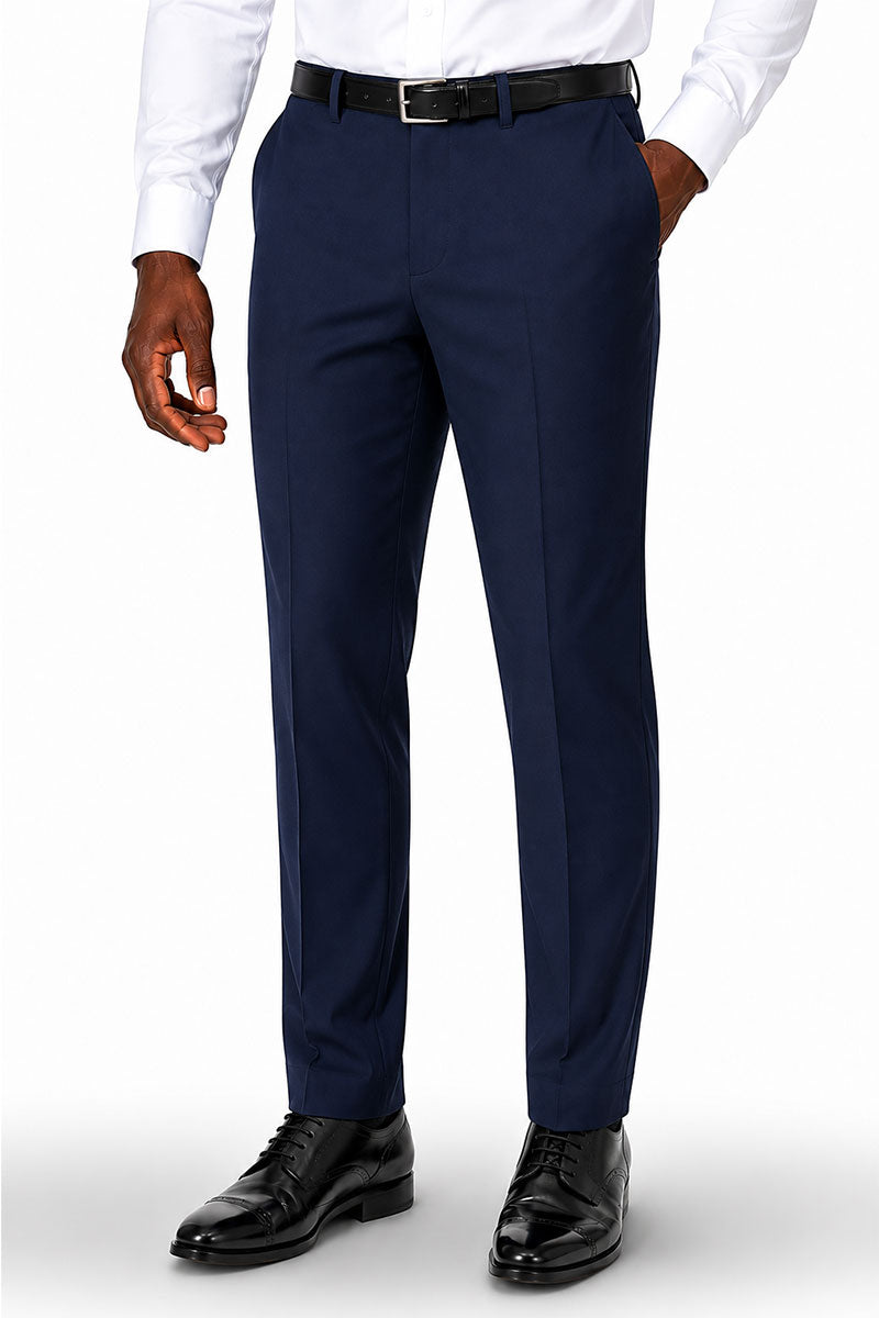 Vinci Dress Pants OS-900-Navy Blue