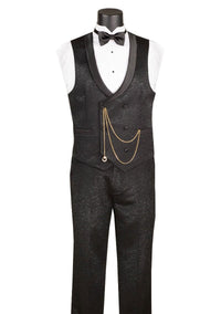 Vinci Men Tuxedo TVMF-2-Black