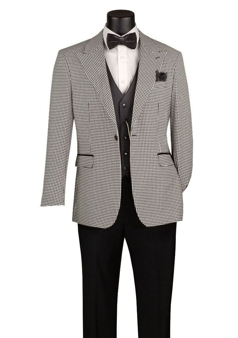 Vinci Men Tuxedo TVMHT-4-Black