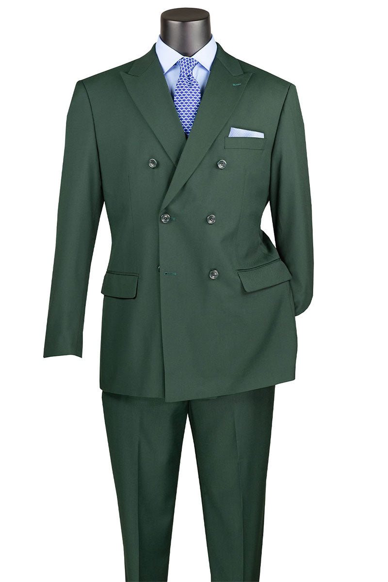 Vinci Men Suit F-DC900-Hunter Green