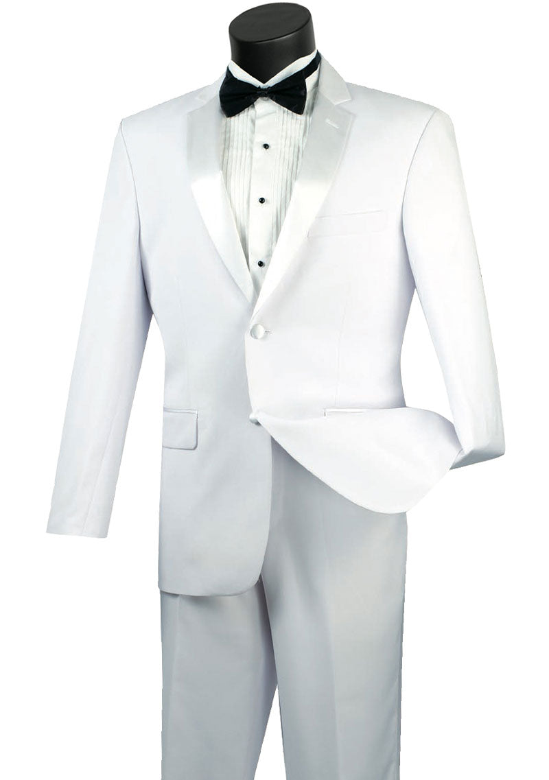 Vinci Men Tuxedo T-900-White