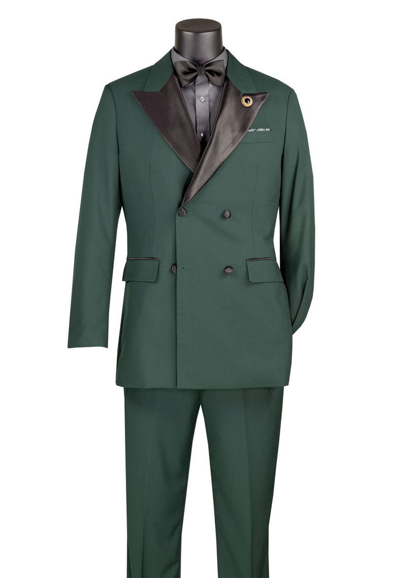 Vinci Men Tuxedo TDB-900-Hunter Green