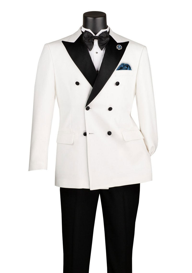 Vinci Men Tuxedo TMDB-1-White