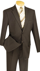 Vinci Suit 2PPC-Brown - Church Suits For Less