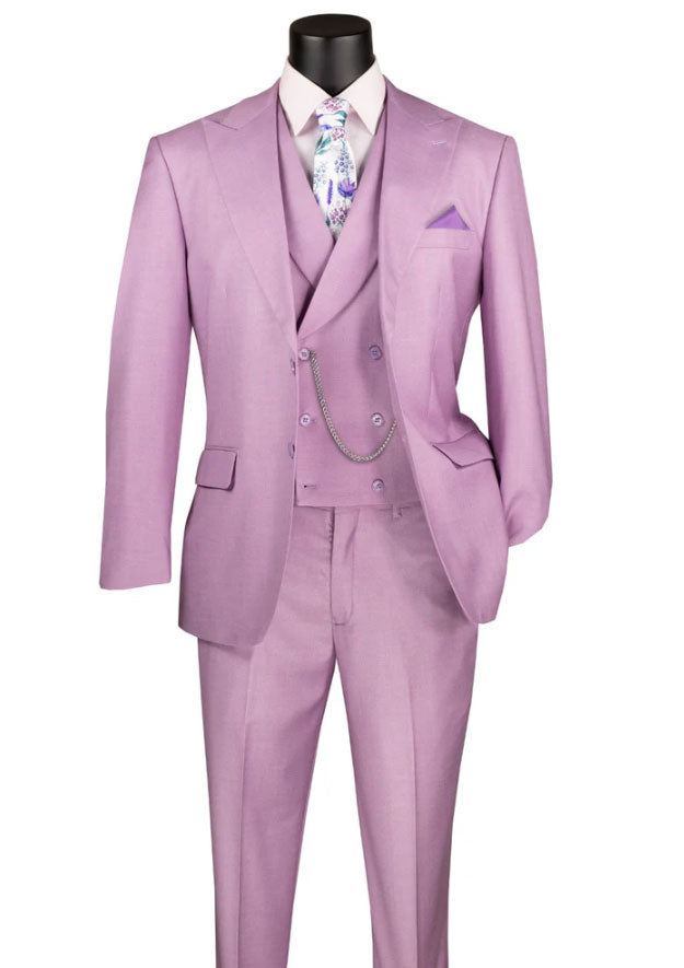 Men Church Suit MV2K-2 Lavender - Church Suits For Less