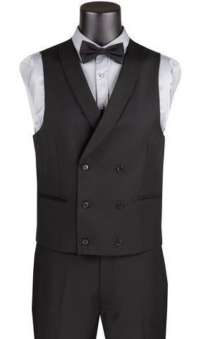 Vinci Men Suit SV2K-5-Black - Church Suits For Less