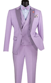 Slim Fit Men Suit SV2K-5-Lavender - Church Suits For Less