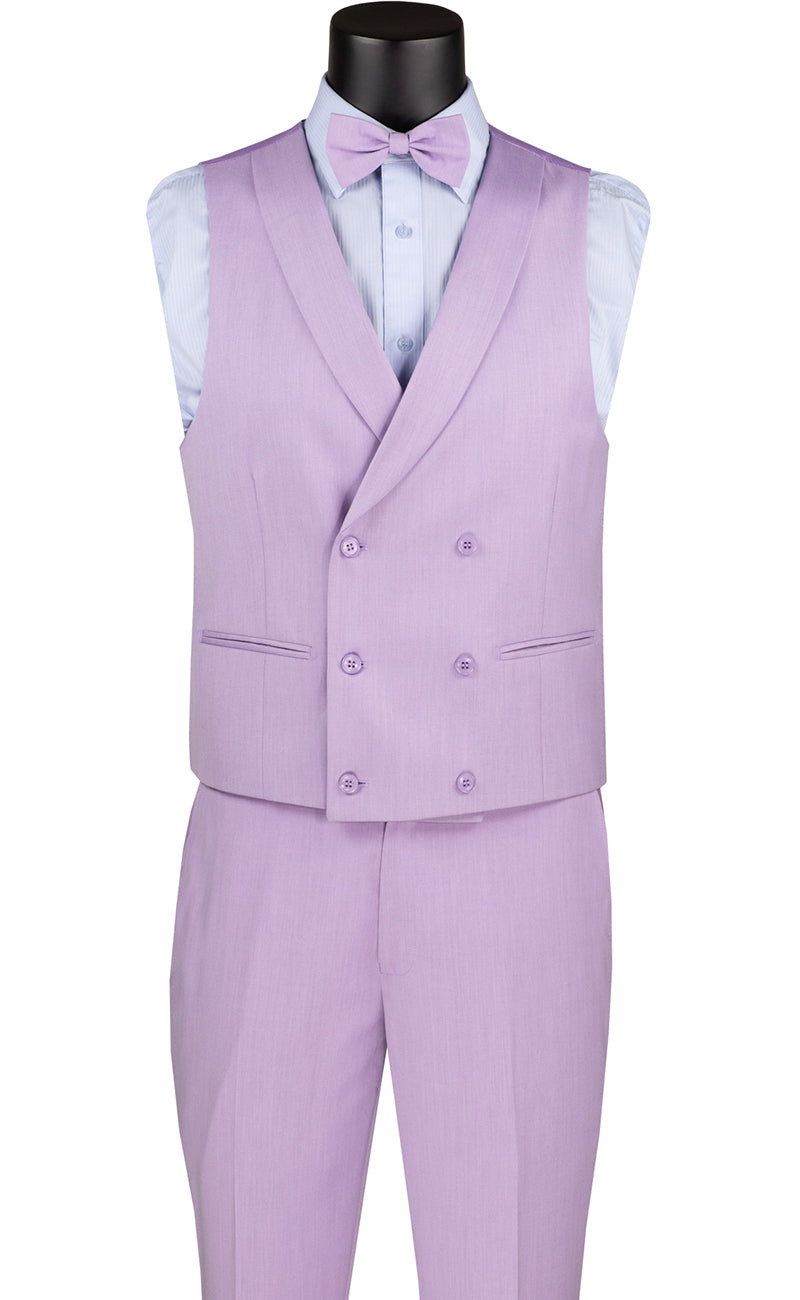 Slim Fit Men Suit SV2K-5-Lavender - Church Suits For Less
