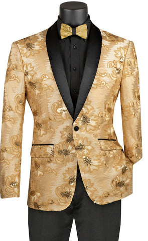 Vinci Sport Coat BSF-13-Champagne - Church Suits For Less