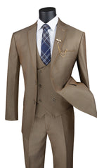 Vinci Men Suit MV2B-1C-Khaki - Church Suits For Less
