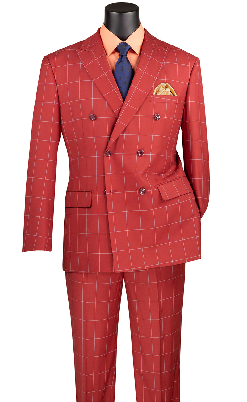 Men Church Suit MDW-1-Baked Apple - Church Suits For Less