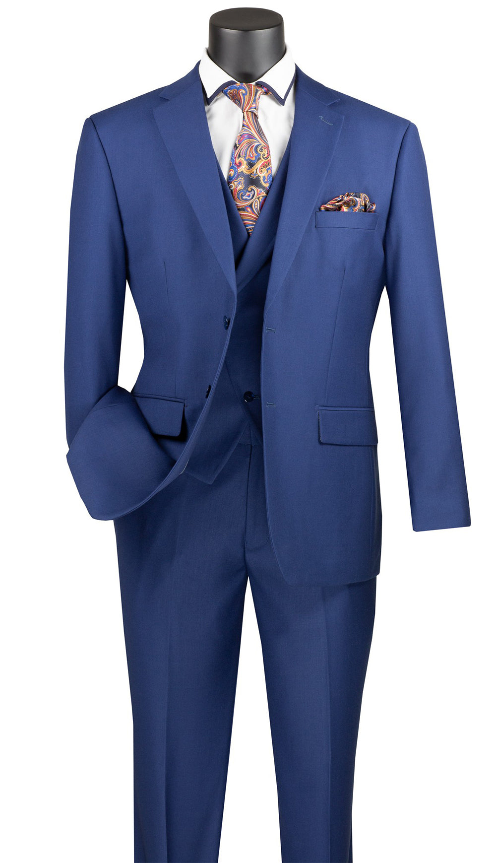 Men Church Suit MV2TRC-Blue - Church Suits For Less