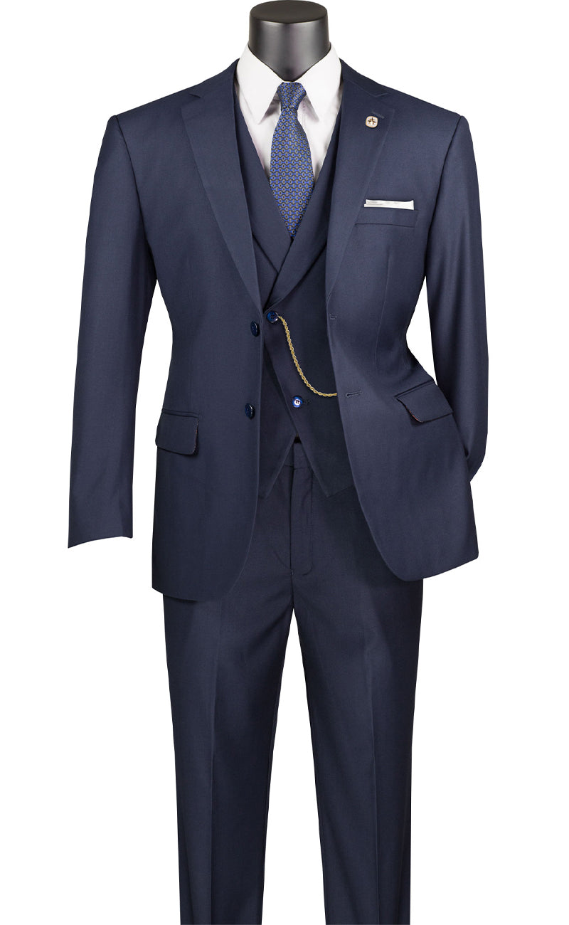 Men Church Suit MV2TR-Navy - Church Suits For Less