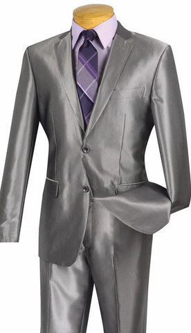 Vinci Suit S2RK-2C-Grey - Church Suits For Less