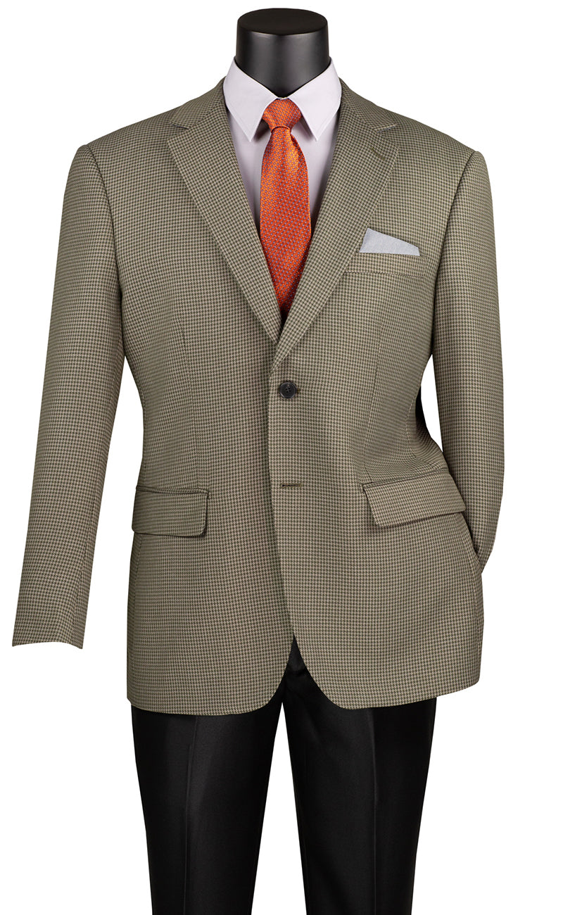 Men Modern Fit Sport Coat BM-HT Olive - Church Suits For Less